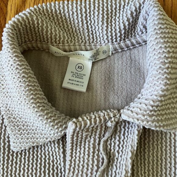 Altar’d State Ribbed Cream Cropped Sweater - Picture 3 of 6